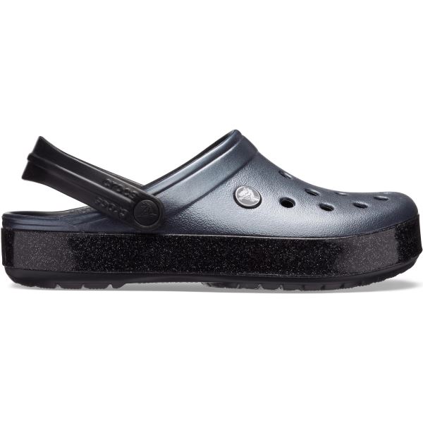 Dámské boty Crocs CROCBAND Printed Clog černá