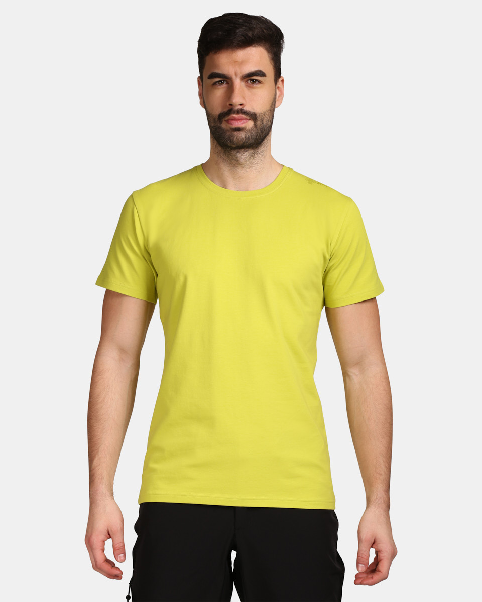 Pánské bavlněné tričko kilpi promo-m světle zelená m