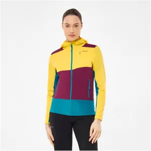 Dámská mikina s kapucí Viking Tacoma žlutá/růžová Dámská mikina s kapucí Viking Tacoma žlutá/růžová