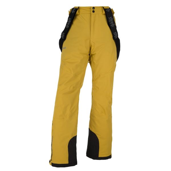 Pánské zimní lyžařské kalhoty KILPI METHONE-M žlutá