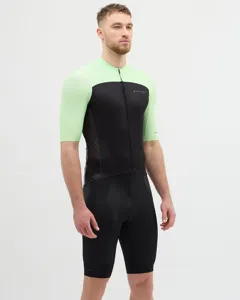 Pánský cyklistický dres Silvini Stelvio černá/zelená Pánský cyklistický dres Silvini Stelvio černá/zelená