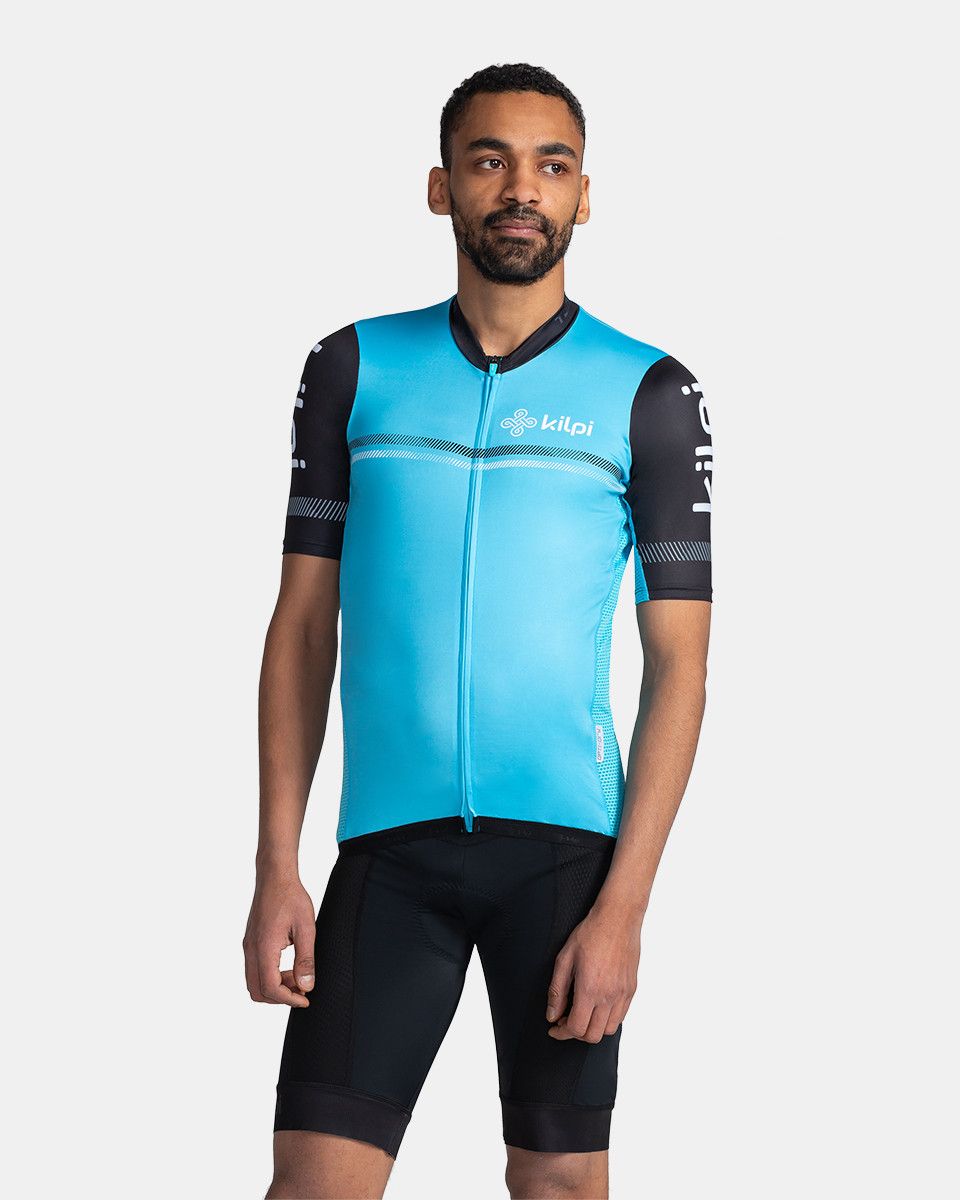 Pánský týmový cyklistický dres kilpi corridor-m světle modrá 3xl