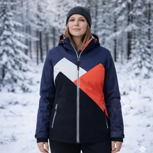 Dámská zimní bunda Killtec 149 tmavě modrá/růžová Dámská zimní bunda Killtec 149 tmavě modrá/růžová