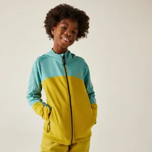 Dětská fleecová mikina Dare2b THRIVING IV modrá/žlutá Dětská fleecová mikina Dare2b THRIVING IV modrá/žlutá