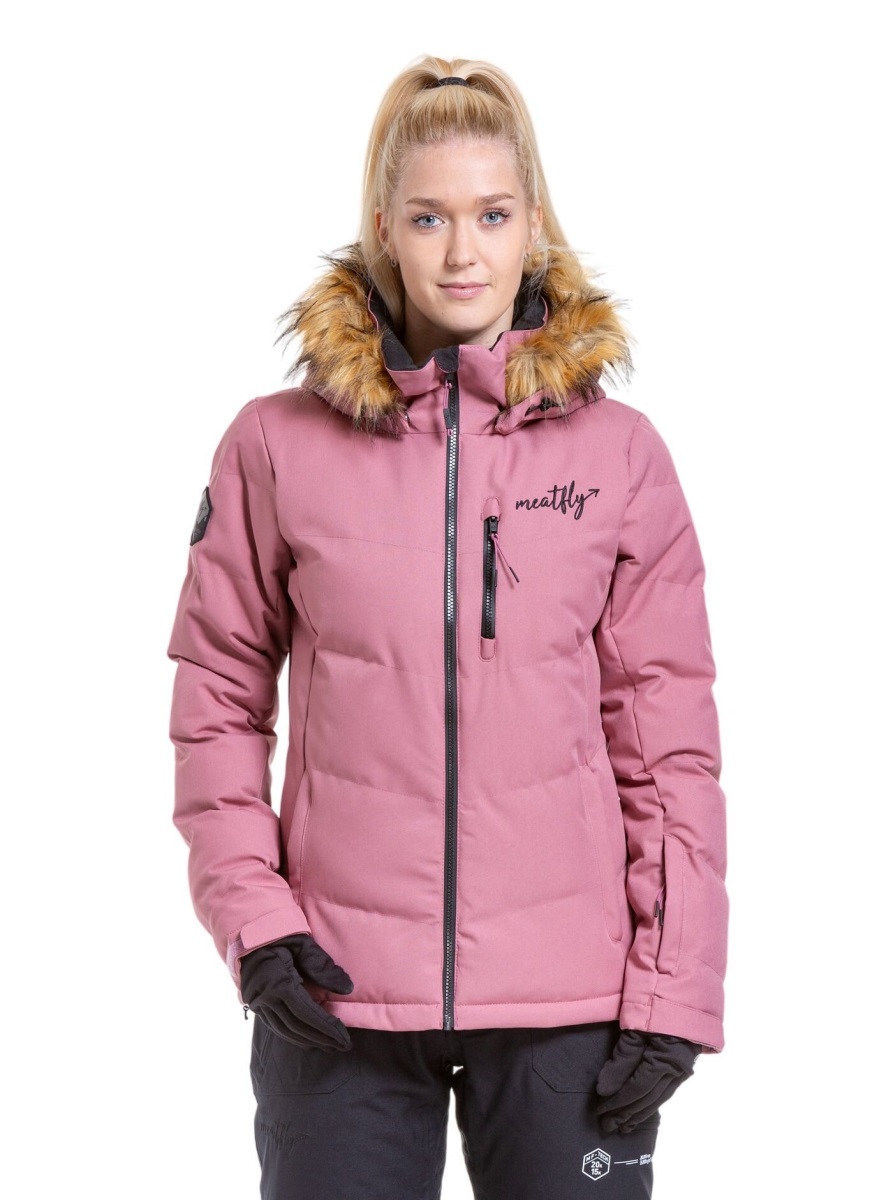 Dámská snb & ski bunda meatfly bonie růžová l