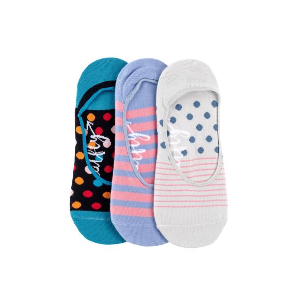 Ponožky Meatfly Low socks - Triple pack bílá/modrá