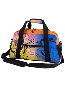 Cestovní taška Meatfly X Pura Vida Mavis žlutá/modrá Cestovní taška Meatfly X Pura Vida Mavis žlutá/modrá