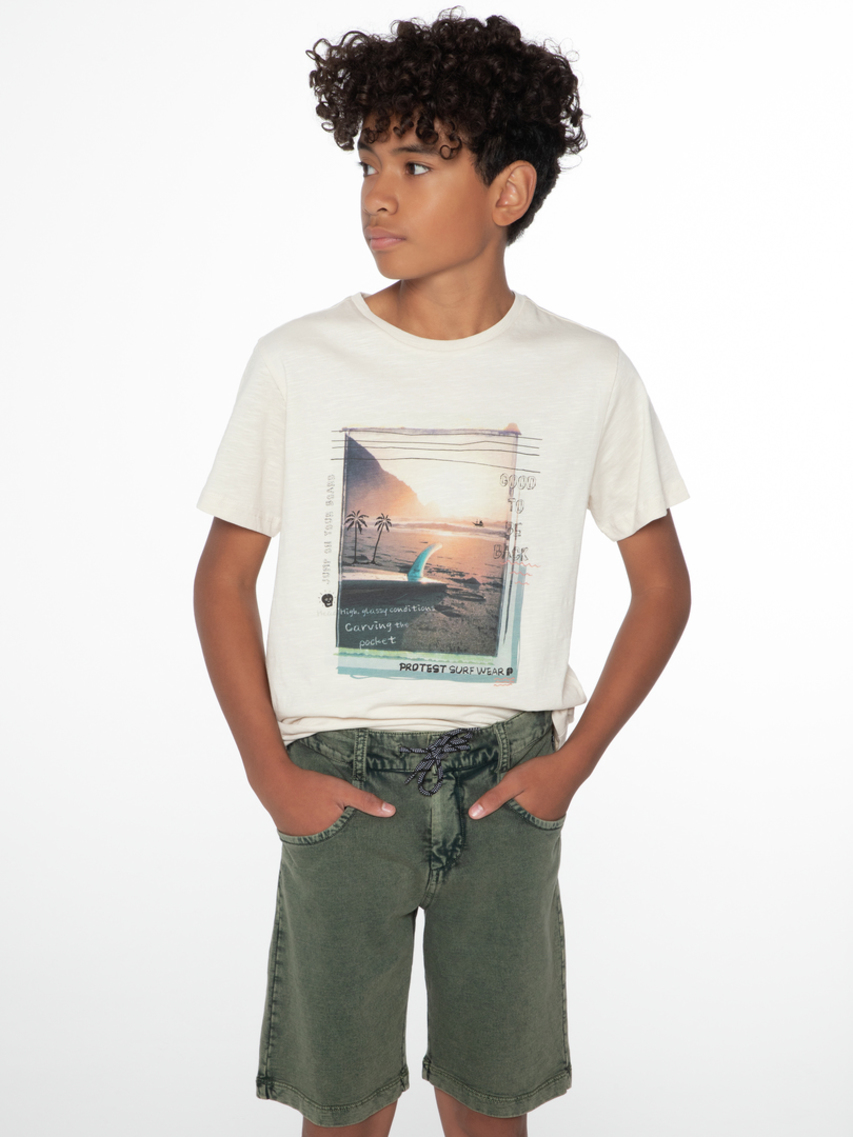 Chlapecké kraťasy protest orlin zelená 140