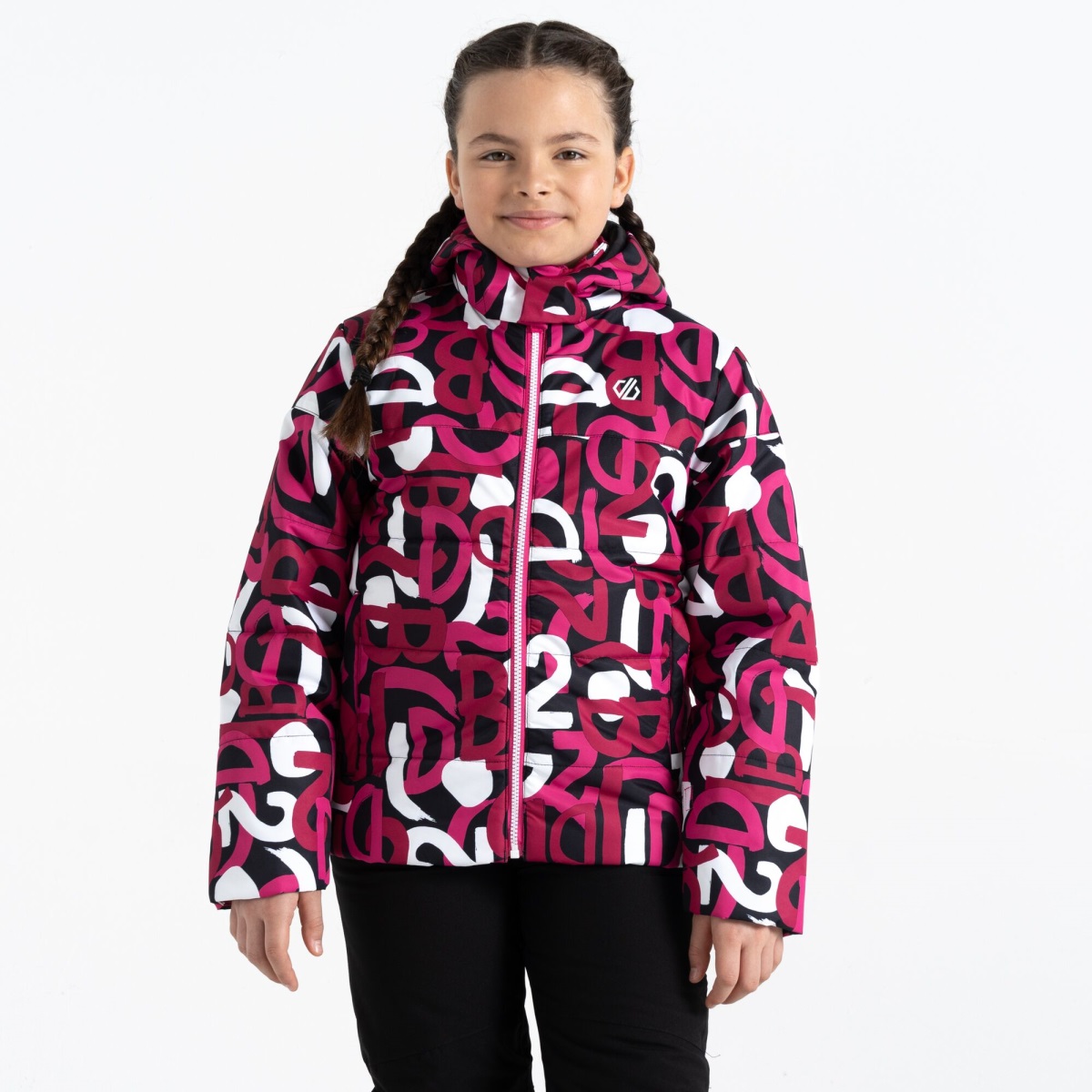 Dětská zimní lyžařská bunda dare2b liftie růžová 110-116