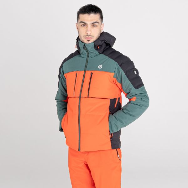 Pánská zimní bunda Dare2b PIVOTAL oranžová/zelená