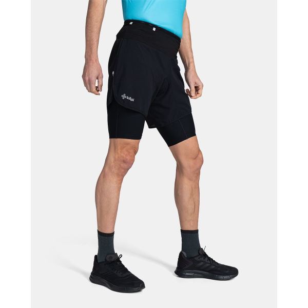 Pánské kompresní běžecké kalhoty Kilpi BERGEN-M černá