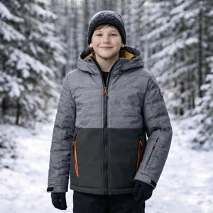 Chlapecká zimní bunda Killtec 178 šedá/černá Chlapecká zimní bunda Killtec 178 šedá/černá