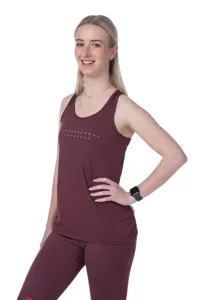 Dámský běžecký top Kilpi SIEN-W tmavě červená Dámský běžecký top Kilpi SIEN-W tmavě červená
