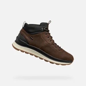 Pánská kotníková obuv Geox Spherica Actif X2 tmavě hnědá Pánská kotníková obuv Geox Spherica Actif X2 tmavě hnědá