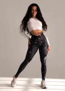 Dámské legíny KFIT® Panther černá Dámské legíny KFIT® Panther černá