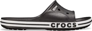 Pánské pantofle Crocs BAYABAND Slide černá/bílá Pánské pantofle Crocs BAYABAND Slide černá/bílá