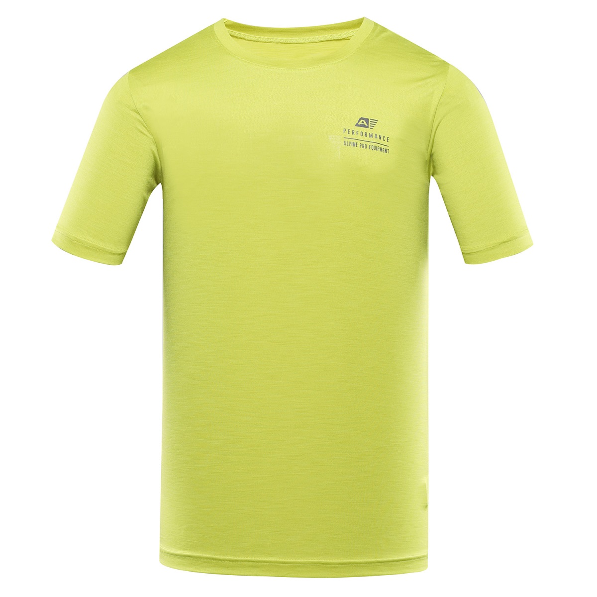 Pánské rychleschnoucí triko alpine pro basik žlutá l
