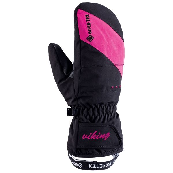 Dámské lyžařské palčáky Viking SHERPA GTX černá/růžová