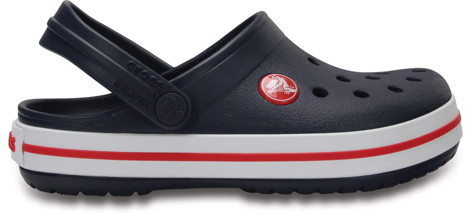 Dětské boty crocs crocband tmavě modrá/červená 32-33