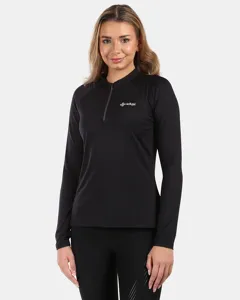 Dámské funkční tričko s dlouhým rukávem Kilpi GIMI-W černá Dámské funkční tričko s dlouhým rukávem Kilpi GIMI-W černá