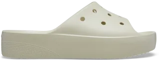 Dámské pantofle Crocs CLASSIC PLATFORM béžová Dámské pantofle Crocs CLASSIC PLATFORM béžová