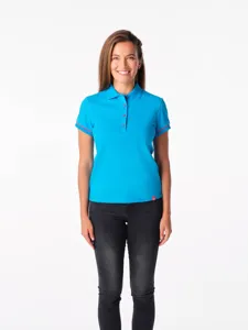 Dámská polokošile CityZen LOTA tyrkysová/malinová Dámská polokošile CityZen LOTA tyrkysová/malinová