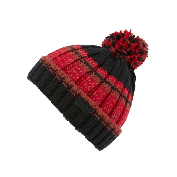 Pánská zimní čepice Regatta DAVION VI černá/červená