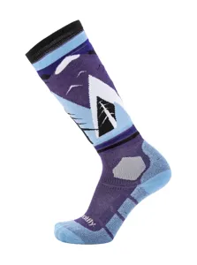SNB & SKI ponožky Meatfly Leeway fialová/modrá SNB & SKI ponožky Meatfly Leeway fialová/modrá