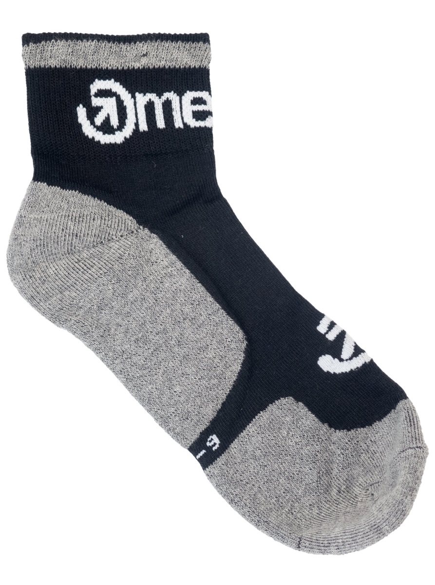 Levně Unisex ponožky meatfly middle šedá l