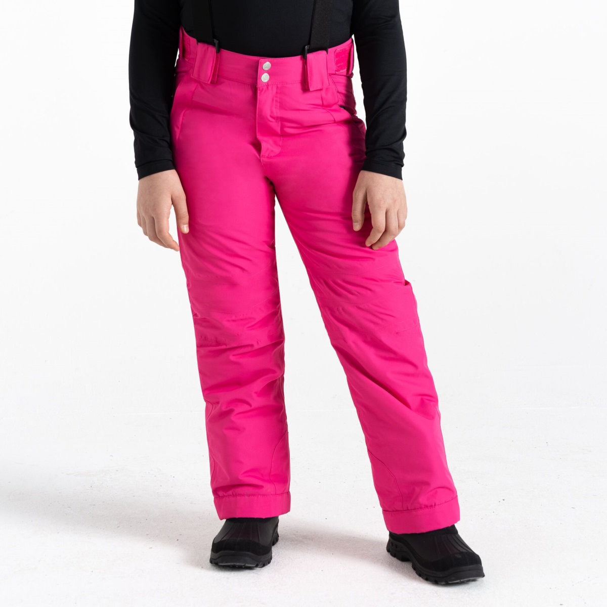 Dětské zimní lyžařské kalhoty outmove ii tmavě růžová 158