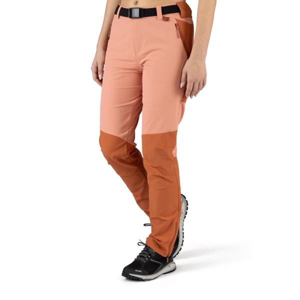 Dámské outdoorové kalhoty Viking SEQUOIA růžová/oranžová