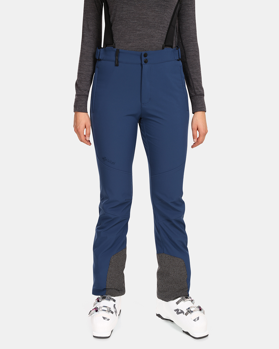 Dámské softshellové lyžařské kalhoty kilpi rhea-w tmavě modrá 46