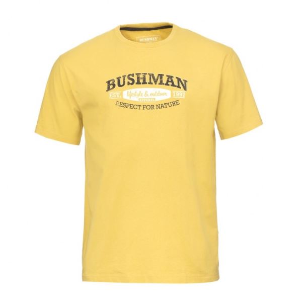 Pánské tričko BUSHMAN OAKHURST žlutá