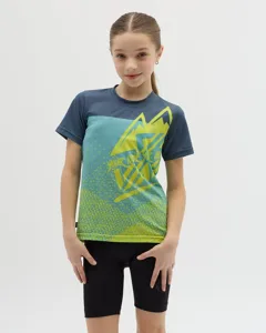 Dětský enduro dres Silvini Denni neonově žlutá/modrá Dětský enduro dres Silvini Denni neonově žlutá/modrá