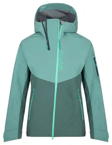 Dámská outdoorová bunda Kilpi METRIX-W tmavě zelená Dámská outdoorová bunda Kilpi METRIX-W tmavě zelená