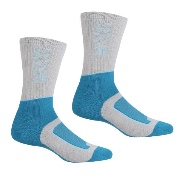 Dámské ponožky Regatta SAMARIS modrá/šedá