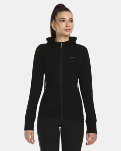 Dámský merino svetr s kapucí Kilpi WOLIE-W černá Dámský merino svetr s kapucí Kilpi WOLIE-W černá