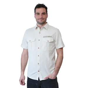 Pánská košile BUSHMAN KANG krémová Pánská košile BUSHMAN KANG krémová