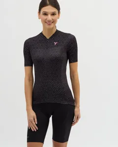 Dámský cyklistický dres Silvini Catirina černá/růžová Dámský cyklistický dres Silvini Catirina černá/růžová