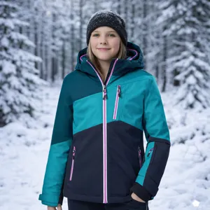 Dívčí zimní bunda Killtec 166 tmavě tyrkysová Dívčí zimní bunda Killtec 166 tmavě tyrkysová
