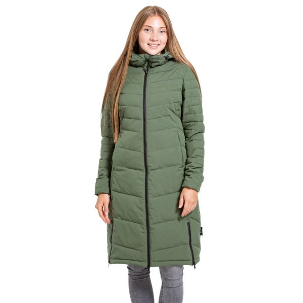 Dámský zimní kabát Meatfly Olympa zelená