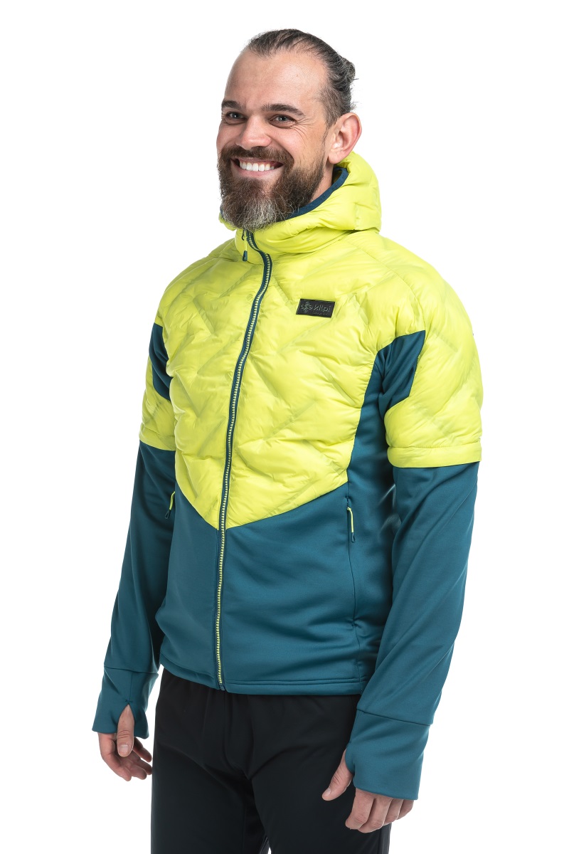 Pánská outdoorová bunda kilpi verons-m světle zelená 3xl