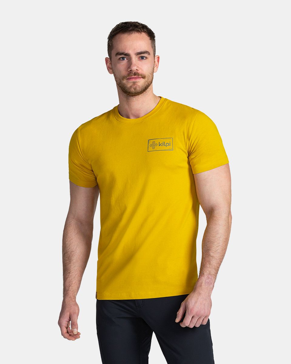 Pánské bavlněné triko kilpi bande-m žlutá m