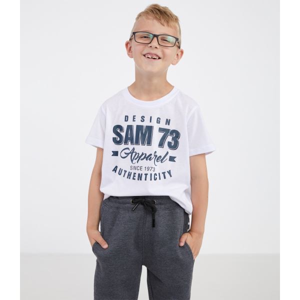 Chlapecké triko JANSON SAM 73 bílá