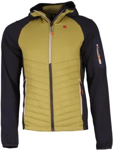 Pánská zateplená mikina GTS 405951 khaki Pánská zateplená mikina GTS 405951 khaki