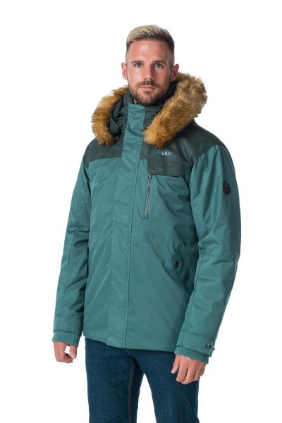 Pánská zimní bunda kilpi alpha-m tmavě zelená xxl