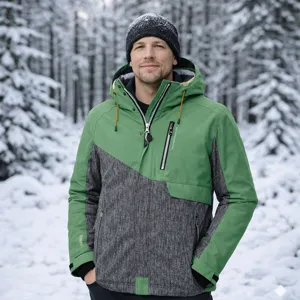 Pánská zimní bunda Killtec 42 zelená/šedá Pánská zimní bunda Killtec 42 zelená/šedá