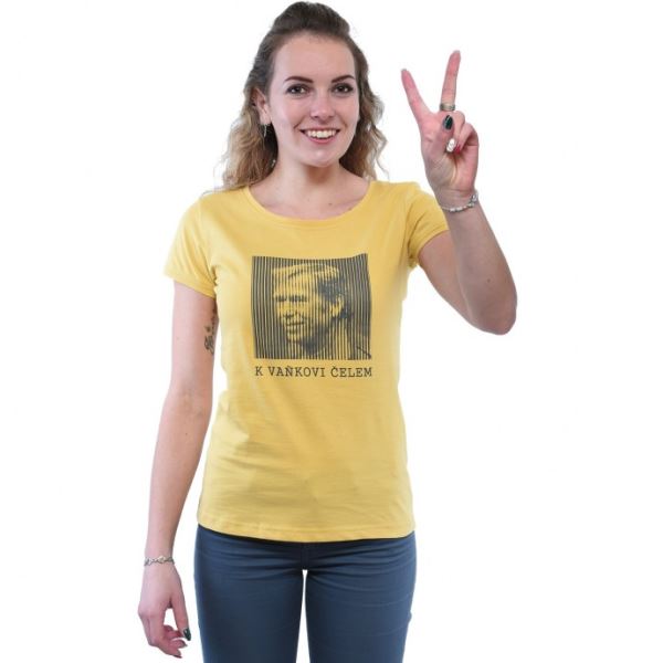 Dámské tričko BUSHMAN VANĚK žlutá