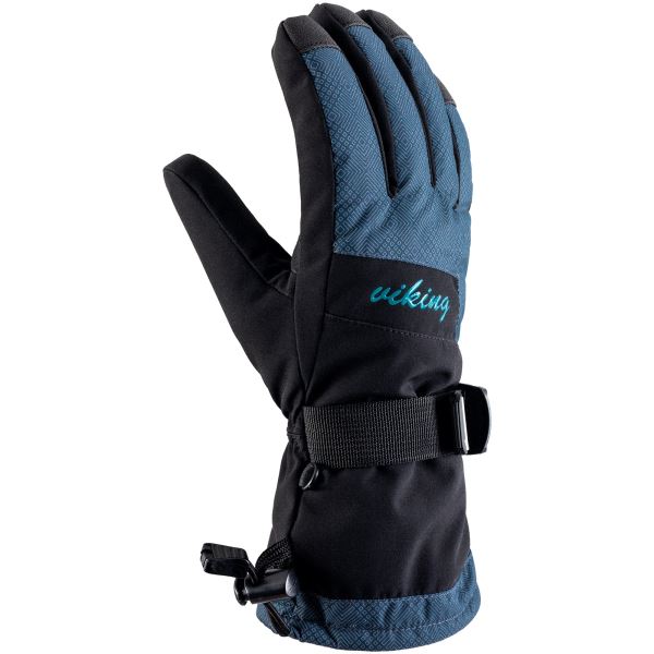 Dámské lyžařské rukavice Viking Tanuka černá/modrá