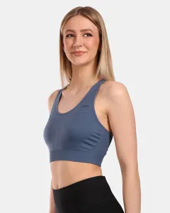 Dámská bezešvá sportovní podprsenka Kilpi WINIE-W tmavě modrá Dámská bezešvá sportovní podprsenka Kilpi WINIE-W tmavě modrá